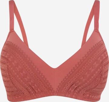 ETAM Triangle Bra in Orange: front