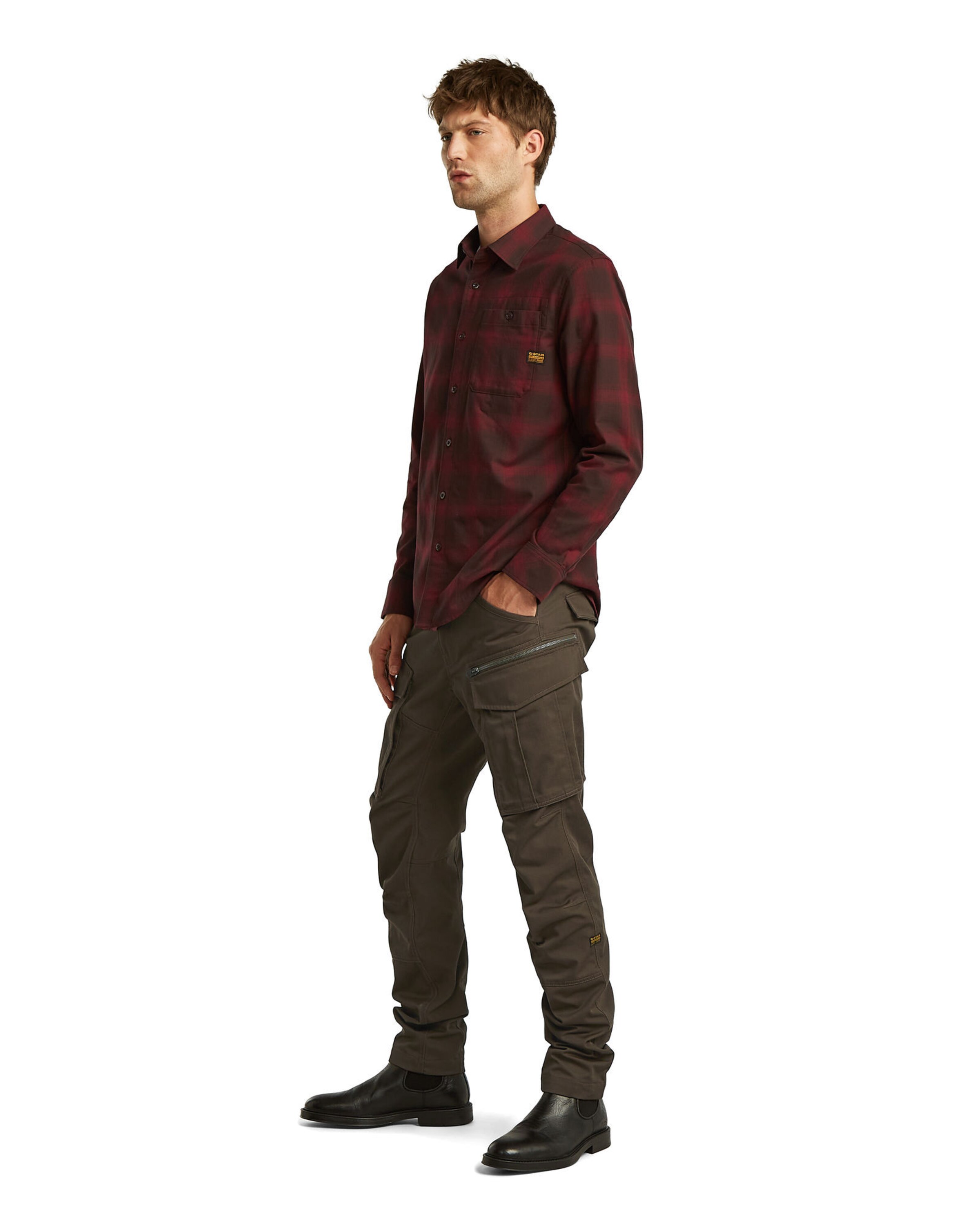 G-STAR Tapered Hose in Grün