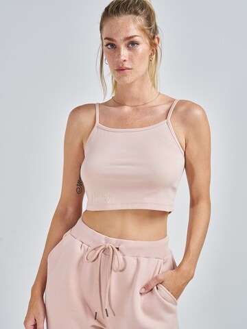 ABOUT YOU x Swalina&Linus - Top 'Merle' em rosa: frente