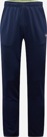 DUNLOP Slimfit Sportbroek in Blauw: voorkant