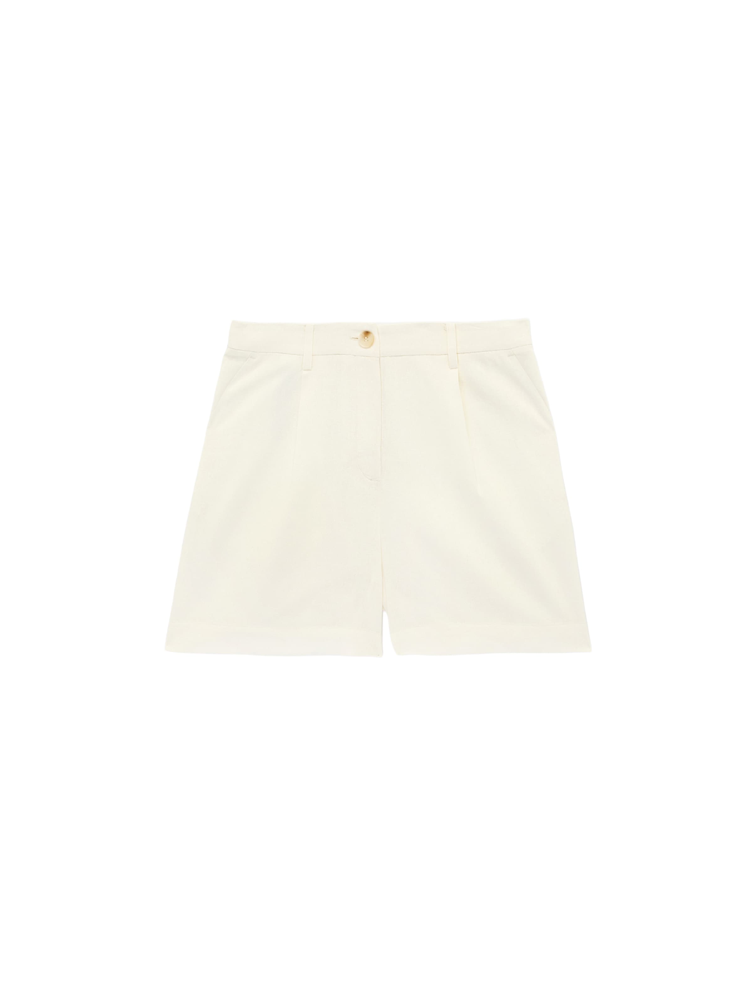 Koton Pleat-front trousers in 32/Regular in Off white, Item view