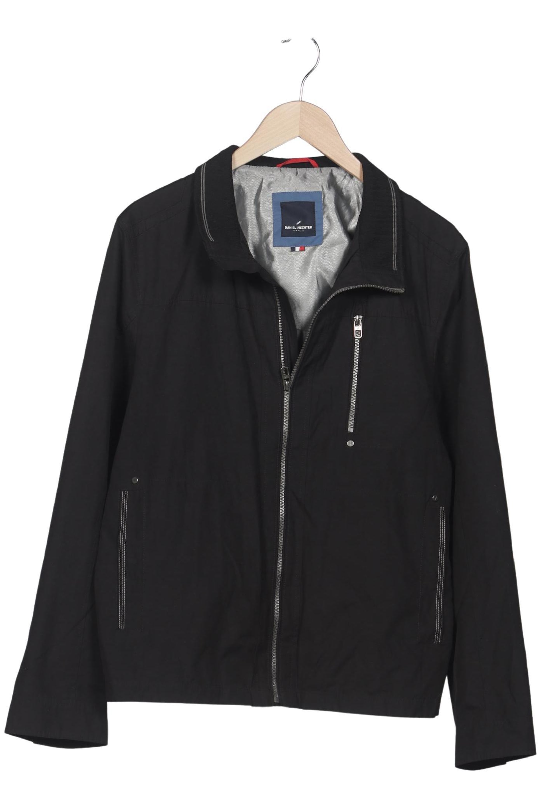 HECHTER PARIS Jacket & Coat in M-L in Black: front