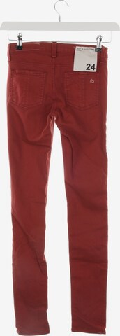 rag & bone Jeans in 24 in Red