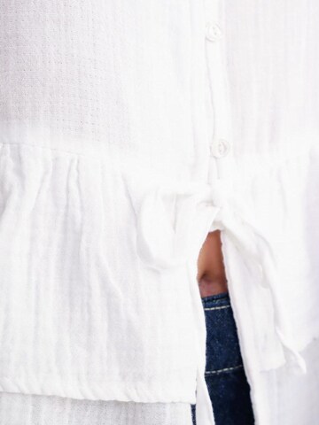 MixRay Bluse in Weiß