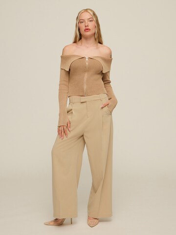 Cheyenne Ochsenknecht Wide leg Trousers in Brown