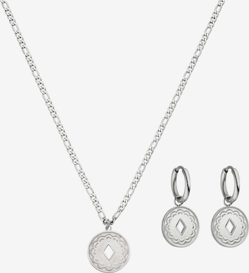 PURELEI - Conjuntos de bijuteria 'Lolani' em prata: frente