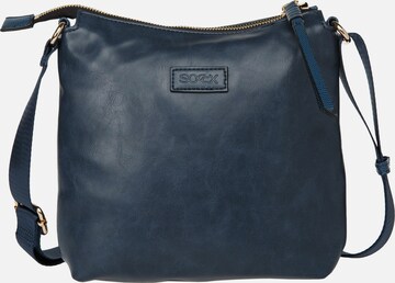 Soccx Handbag in Blue: front