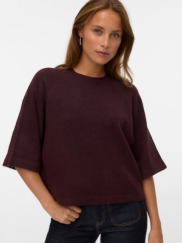 Pull-over 'VMLefile' VERO MODA en rouge : devant