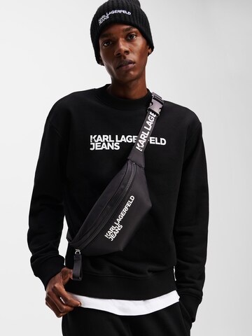 Marsupio ' ESSENTIAL' di KARL LAGERFELD JEANS in nero: frontale