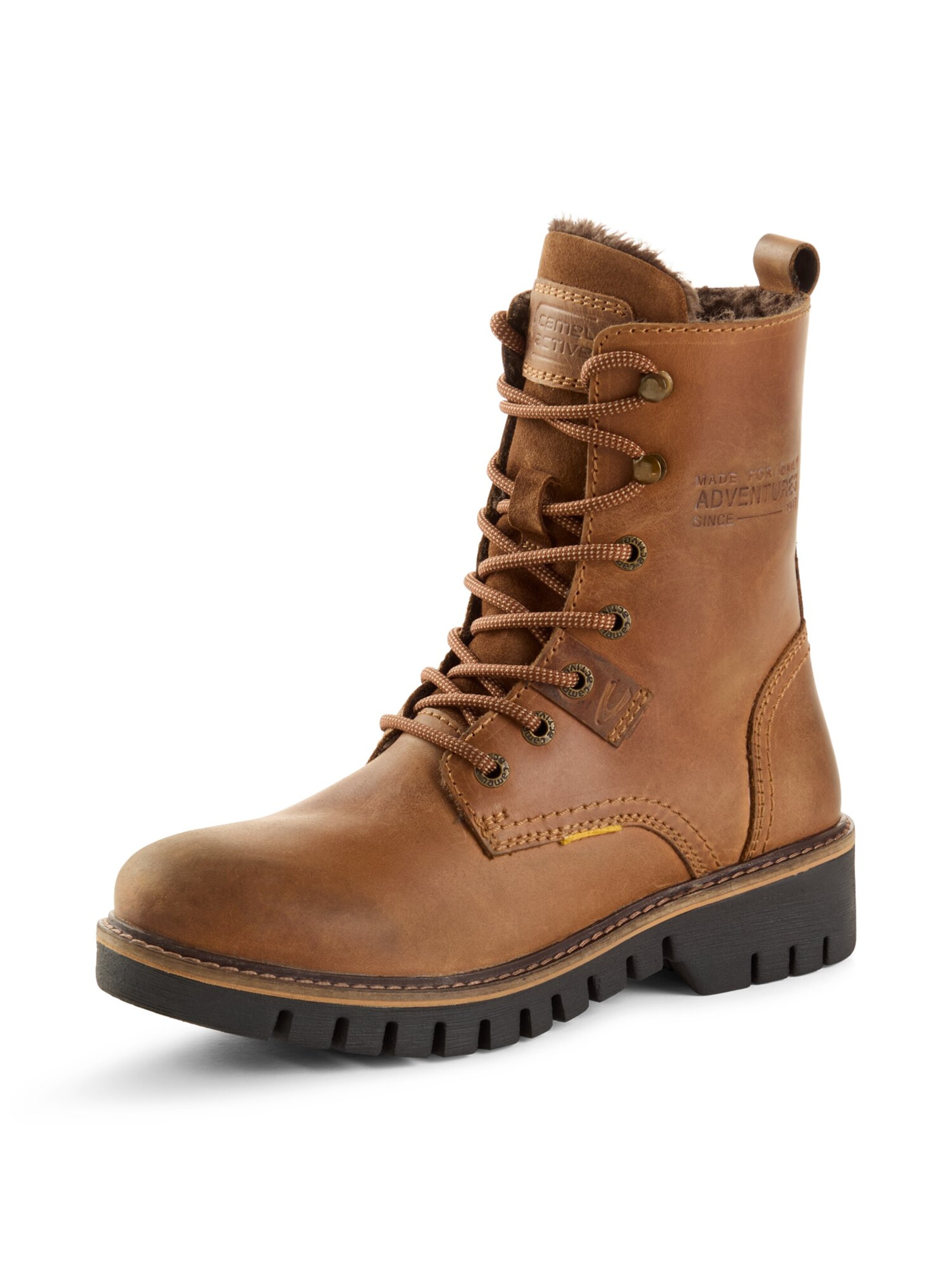 CAMEL ACTIVE Lace-Up Ankle Boots in Brown