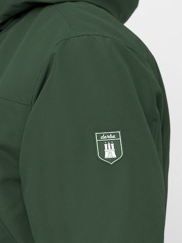 Derbe Winter Parka 'Festholm' in Green