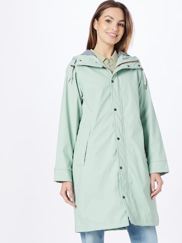 Derbe Raincoat 'Wittby Fisher' in Green: front