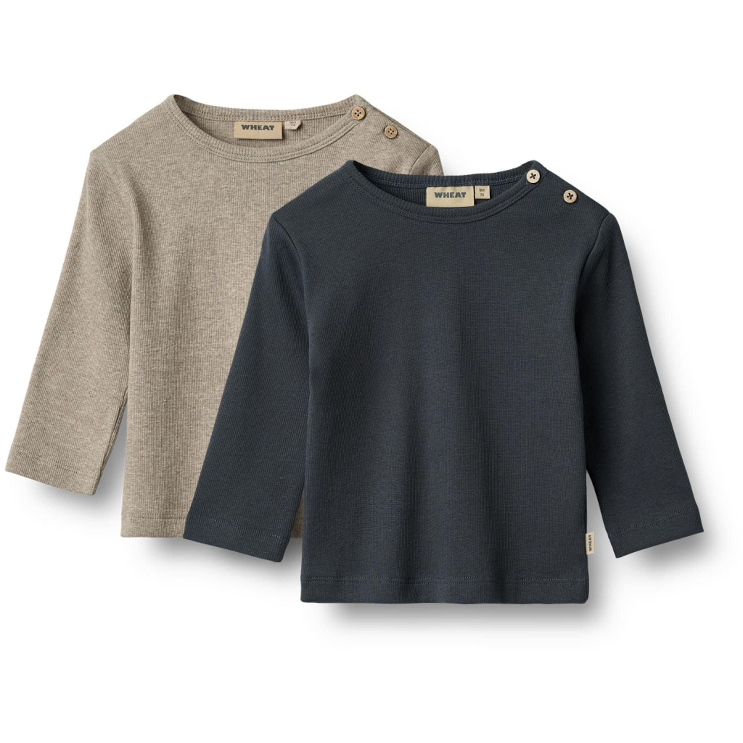 Tricou de la WHEAT pe albastru: față