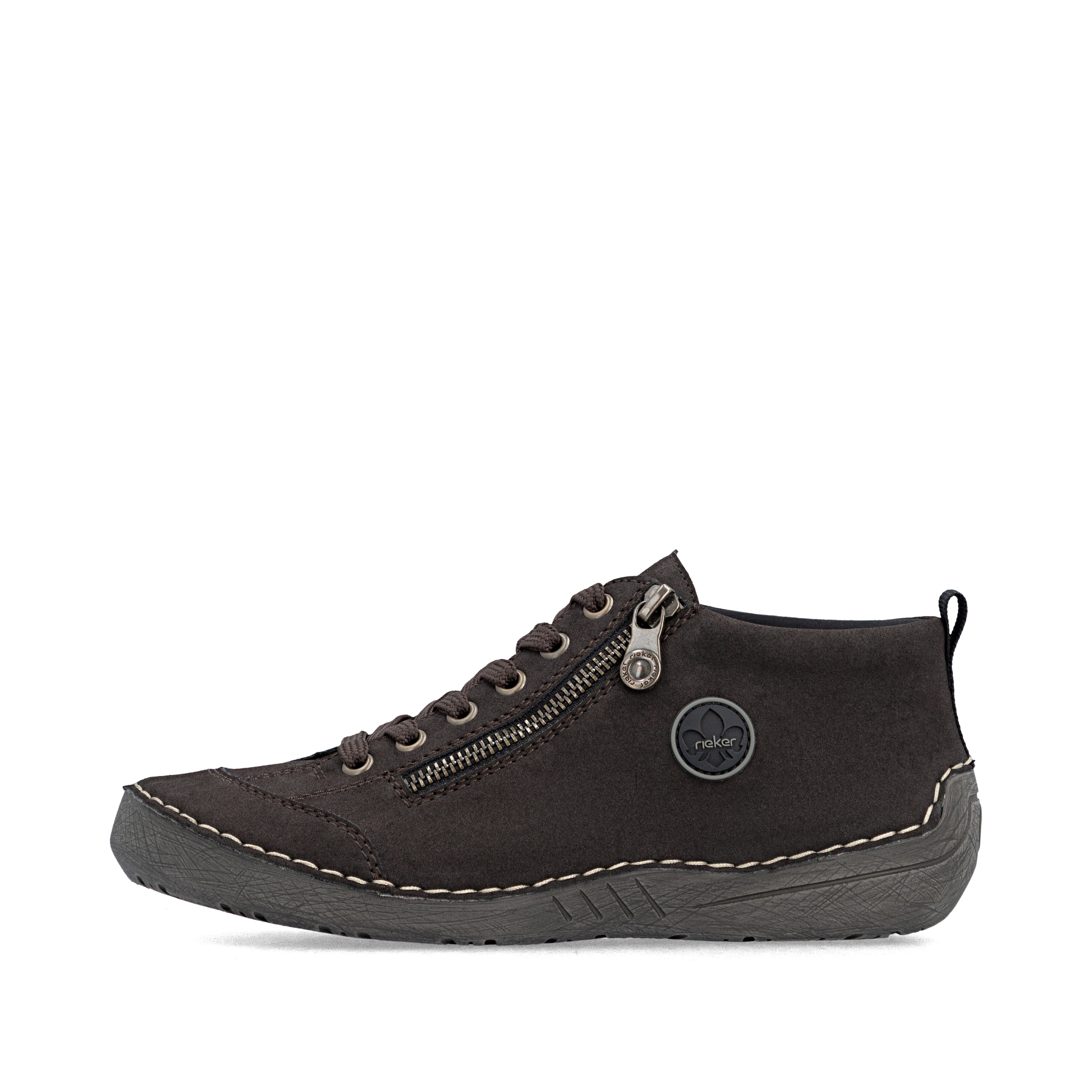 Bottines à lacets Rieker en marron