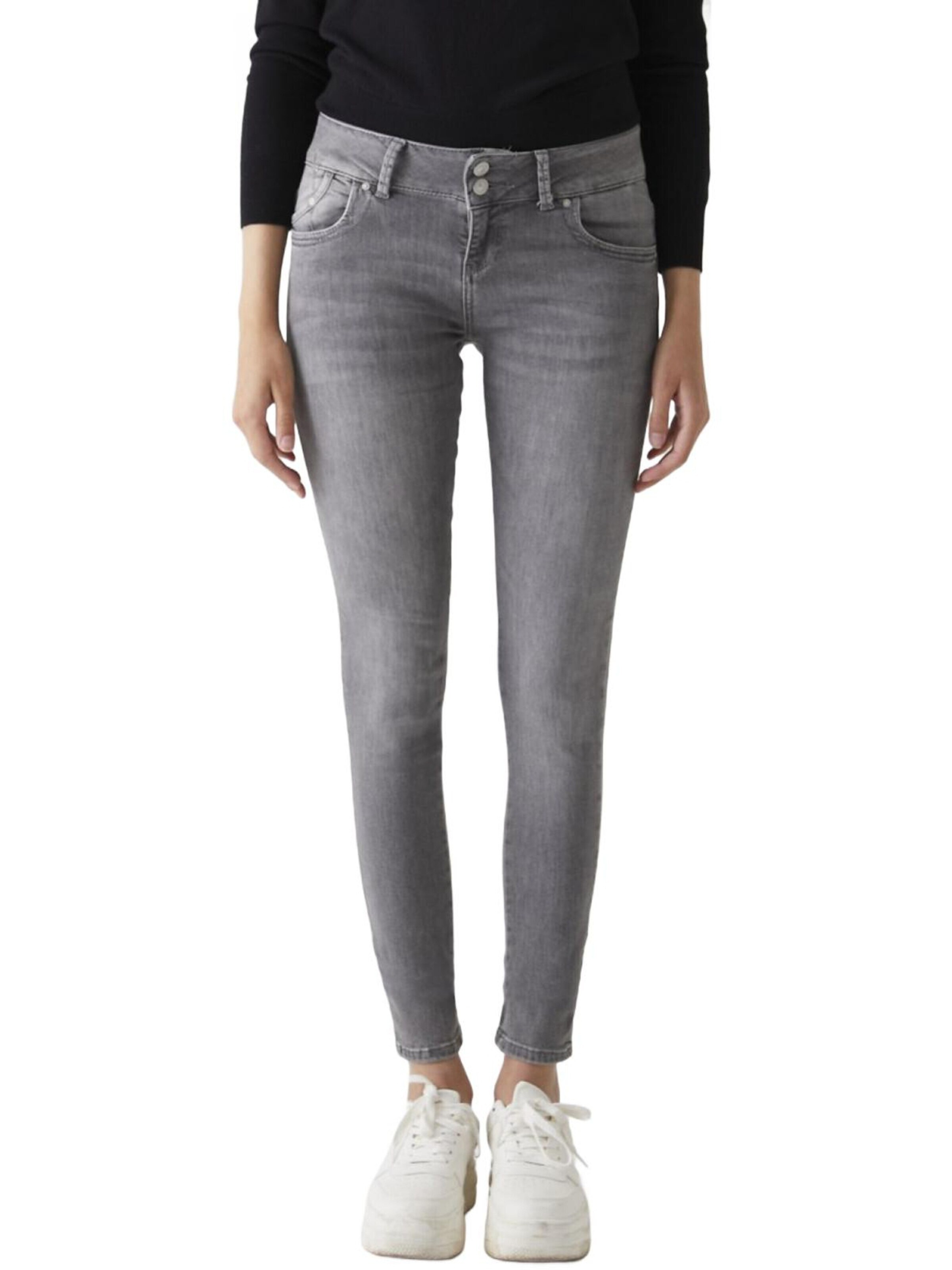 Slimfit Jeans 'LTB Jeans Molly M Mid Waist Skinny Leg Jeanshose' di LTB Jeans in grigio