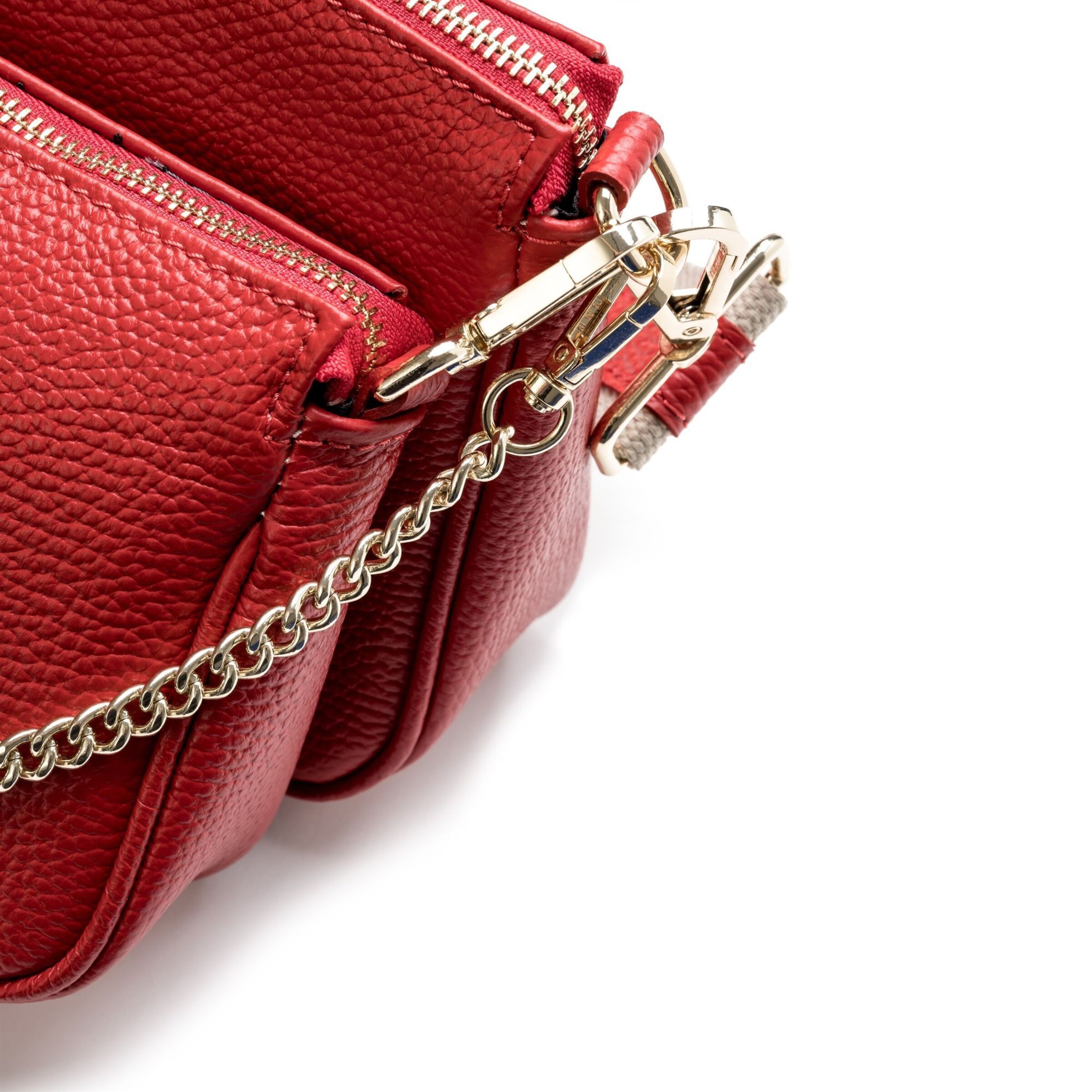 Lazarotti Crossbody bag 'Milano' in Red