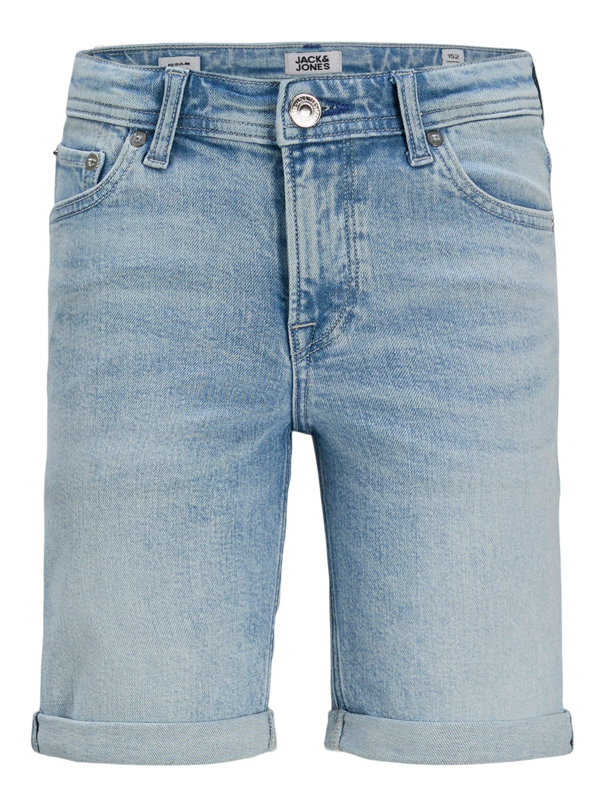 JACK & JONES - Regular Calças de ganga 'Rick' em azul: frente
