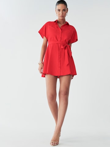 BWLDR Kleid 'Lori' in Rot: Vorderseite