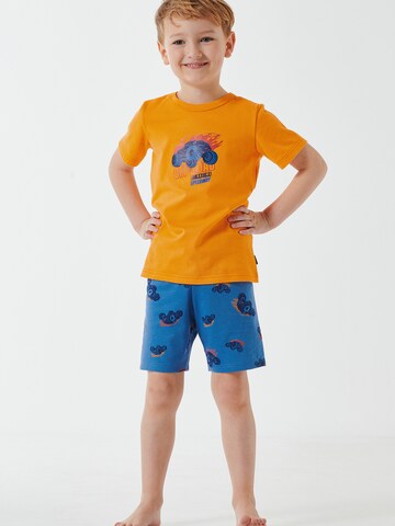 SCHIESSER Shorty Boys World in Blau: predná strana