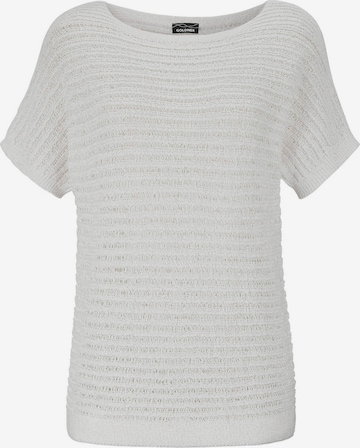 Pull-over Goldner en blanc : devant