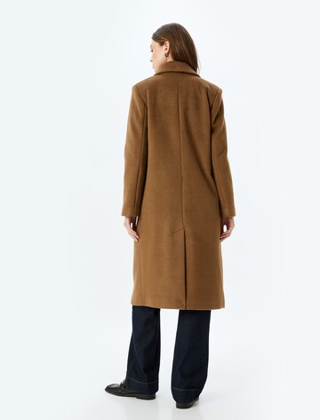 Koton Between-Seasons Coat in Brown