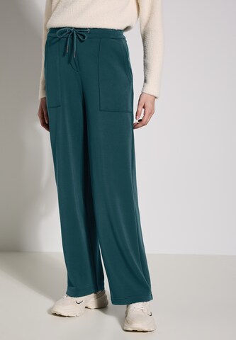 CECIL Wide leg Pants in Green: front