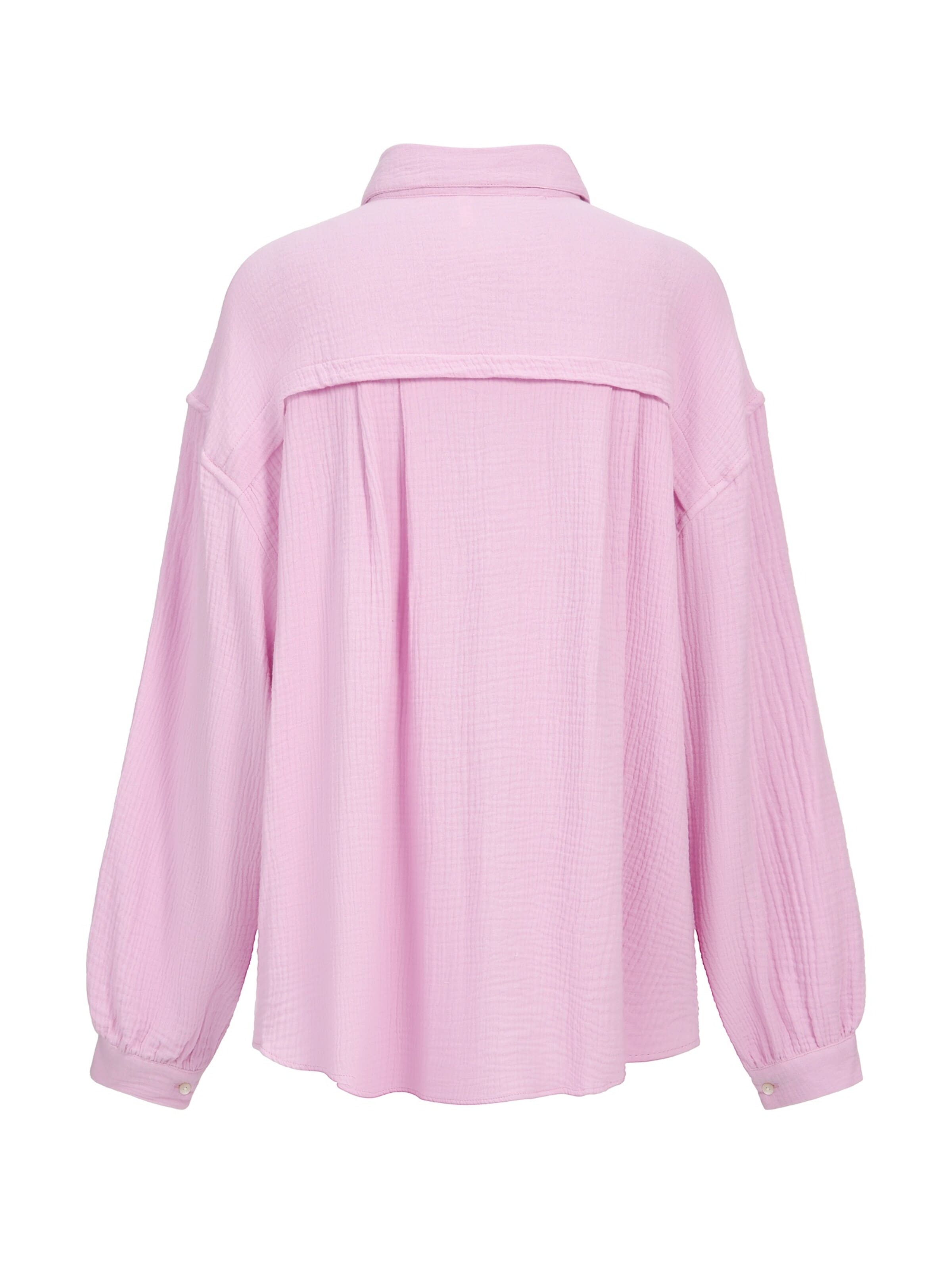 cfab - Camisa 'Musselin Shirt' em roxo