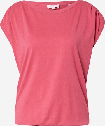 s.Oliver Shirt in Roze: voorkant