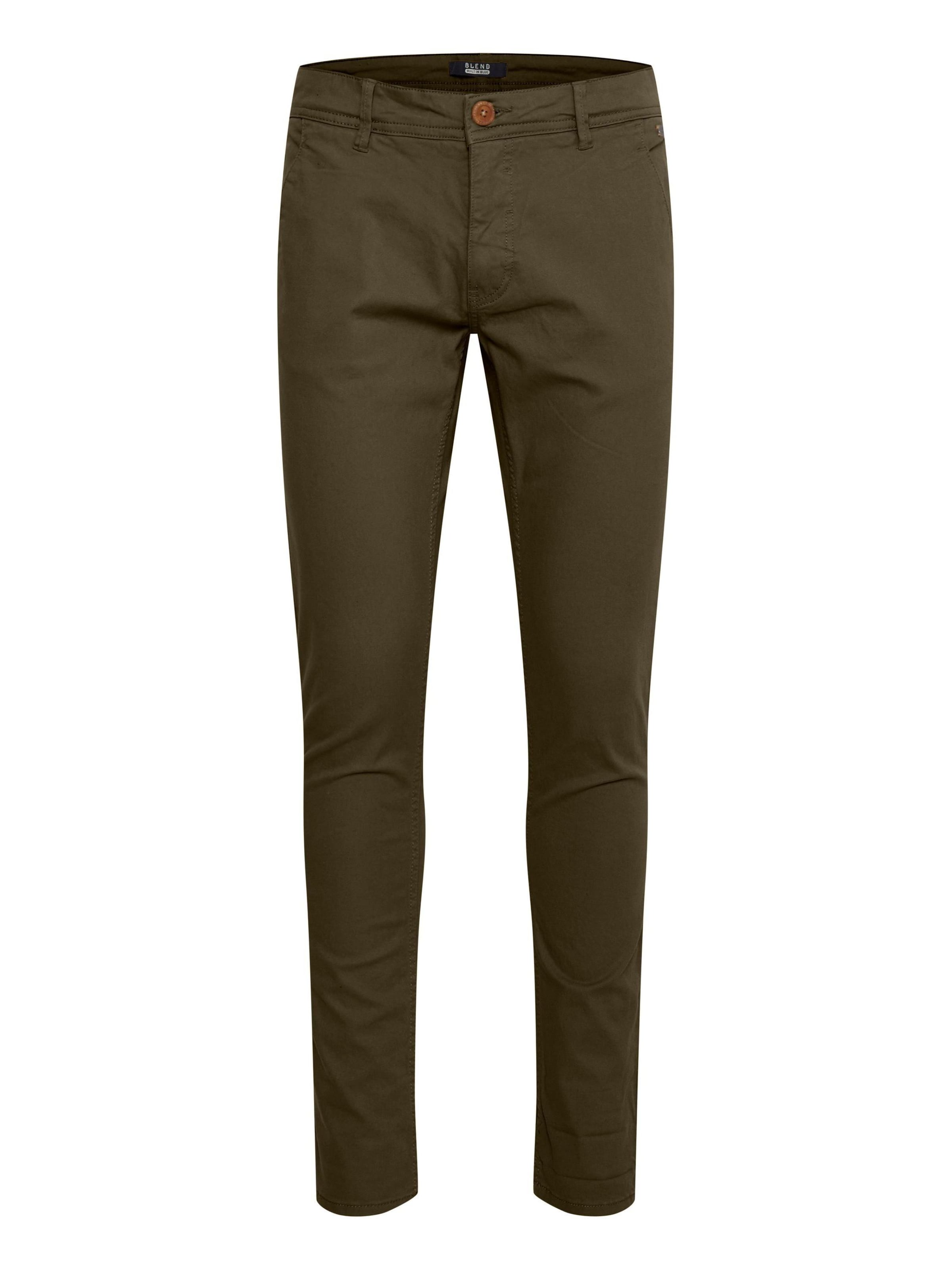 BLEND Chino Pants &#x27;Natan&#x27; in Green: front