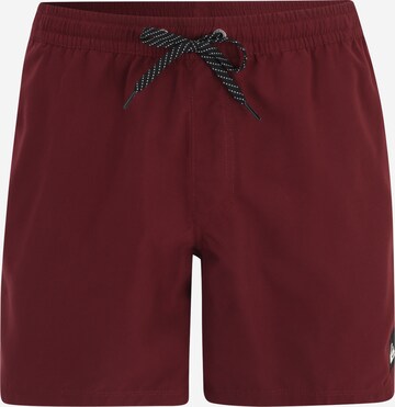 QUIKSILVER Badeshorts 'SOLID 15' i rød: forside