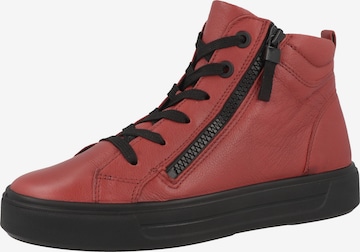 ARA Sneakers hoog in Rood: voorkant