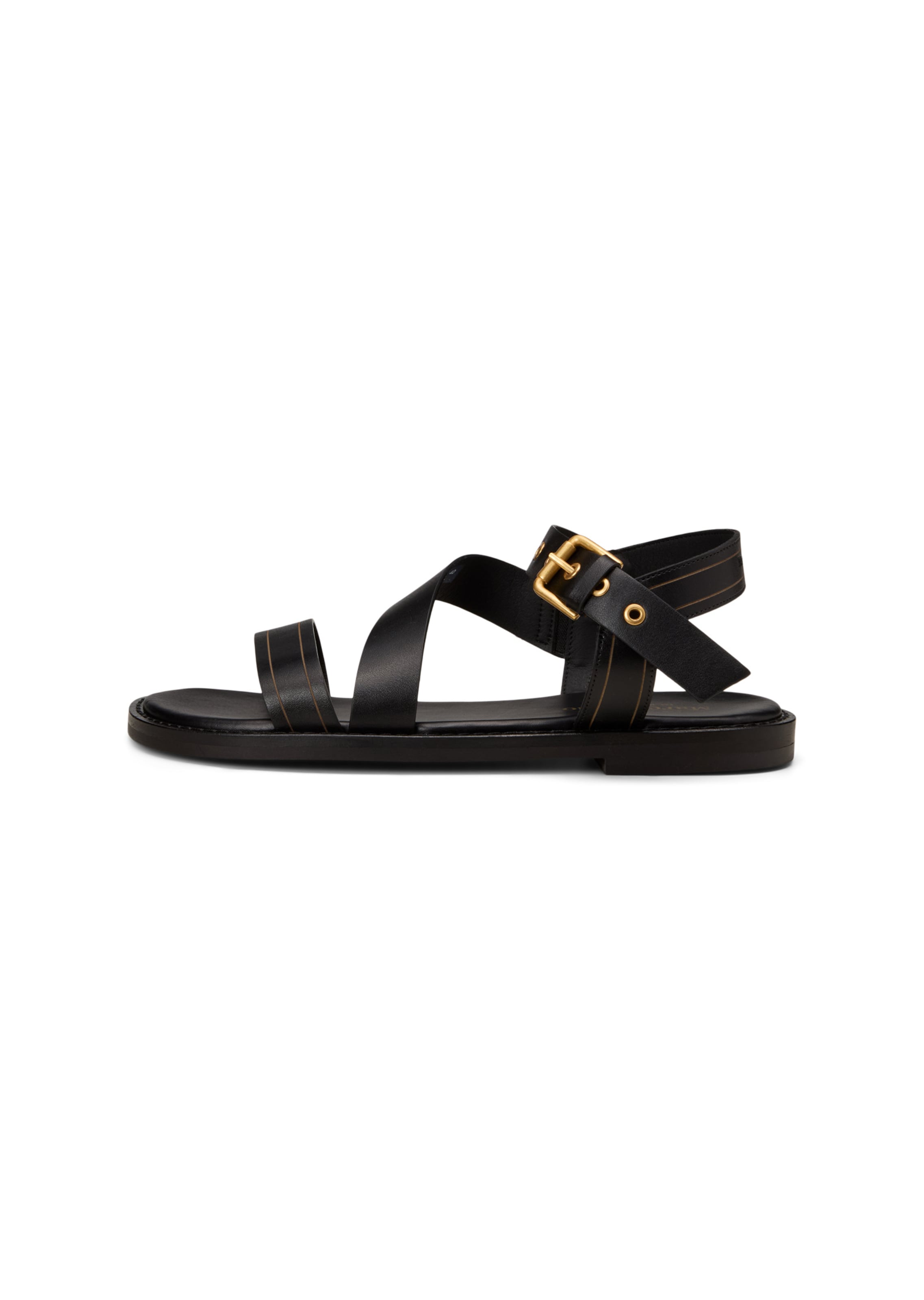 Marc O'Polo Strap sandal 'Stina' in Black: front