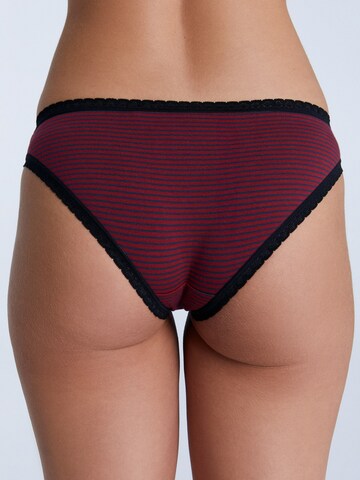 Albero Natur Slip 'Damen Bio Baumwoll Slip mit Spitze'‌‌‌‌‌‌‌‌‌‌ in Rot