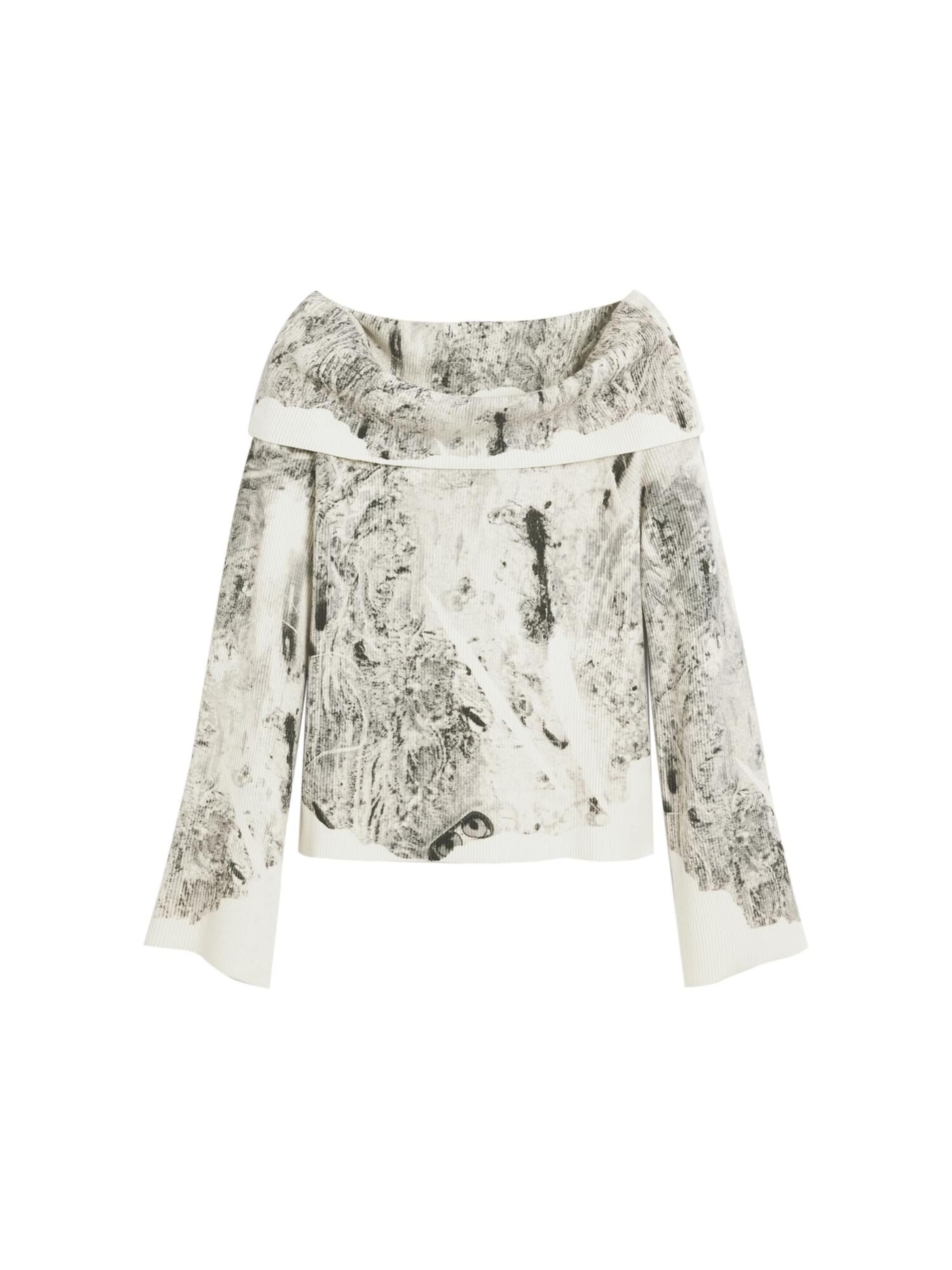 Desigual Sweter 'Oslo' w kolorze biały: przód