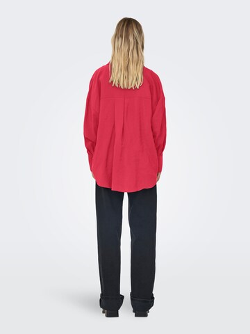 ONLY Bluse 'ONLZAZIMA' in Rot