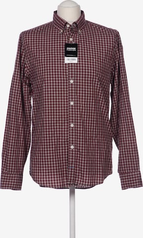 TOMMY HILFIGER Button Up Shirt in M in Red: front