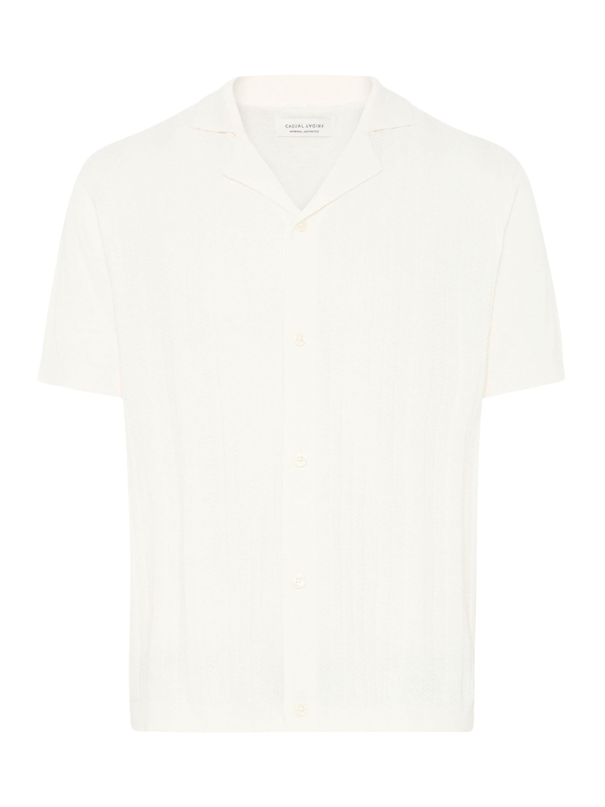 Casual Friday Comfort Fit Kurzarmhemd ' CFFillan ' in Beige: Vorderseite