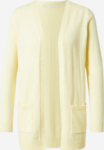 ONLY Knit Cardigan 'LESLY' in Yellow: front