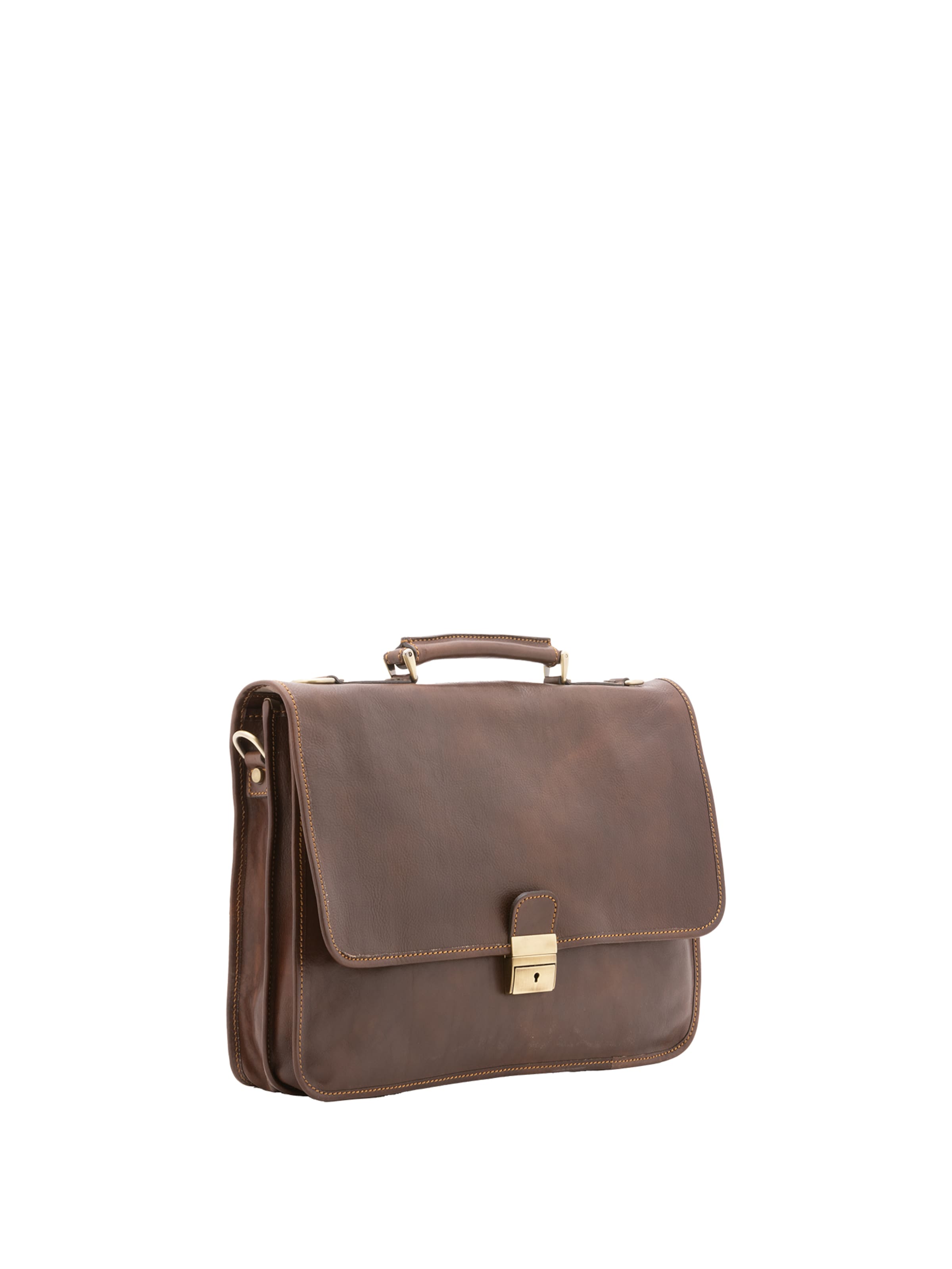 Porte-documents Viola Castellani en marron : devant