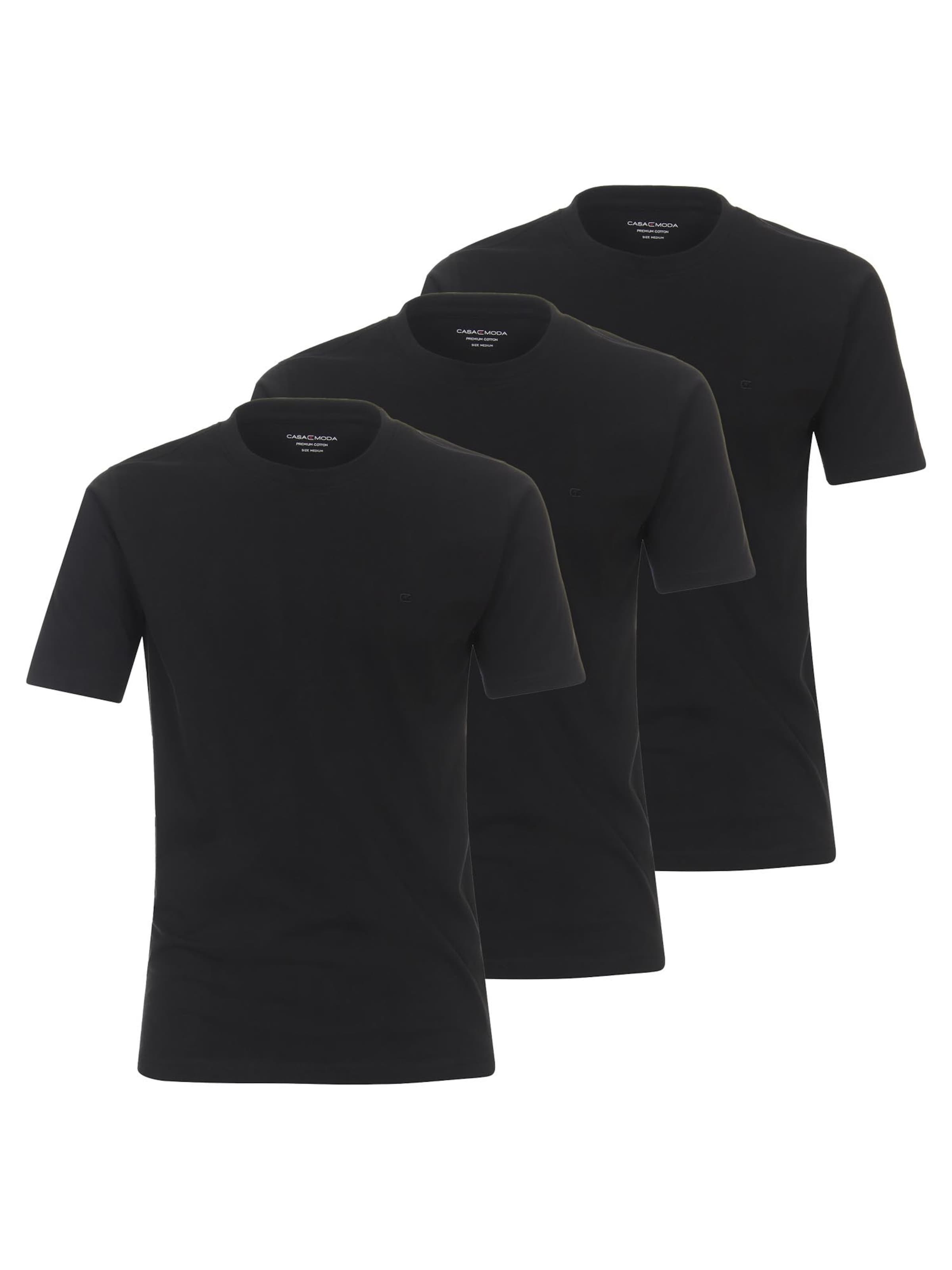 CASAMODA Shirt 'Basic' in Black: front