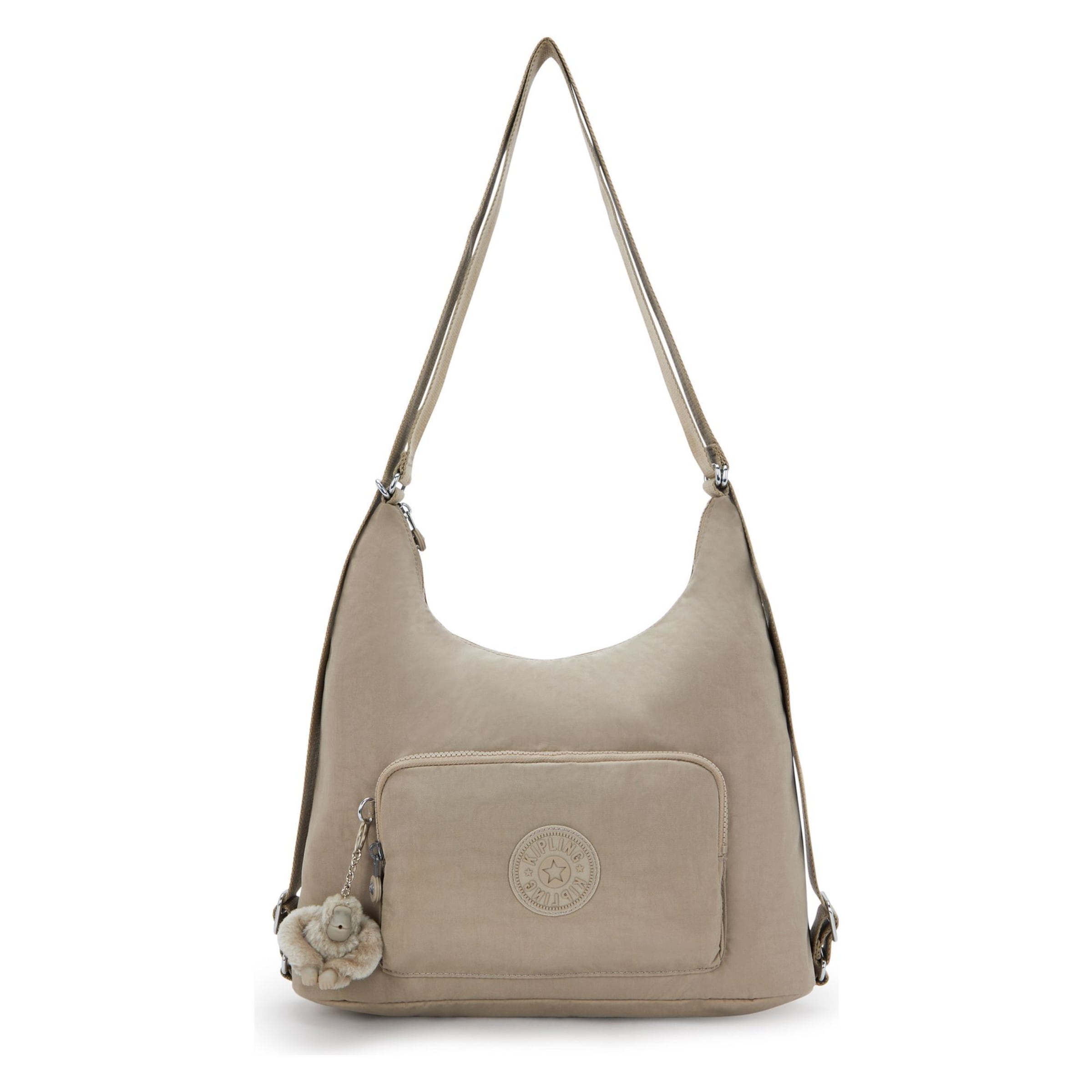 Sac bandoulière 'Yenna' KIPLING en gris : devant
