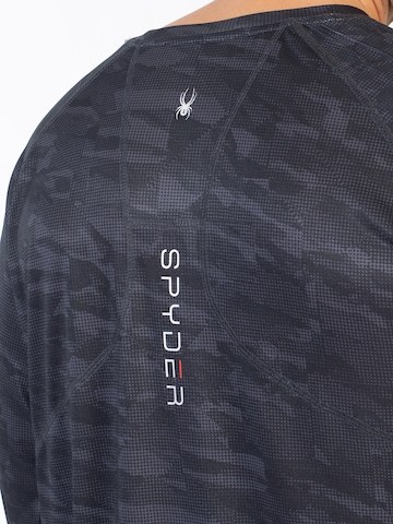 juoda Spyder Sportiniai marškinėliai