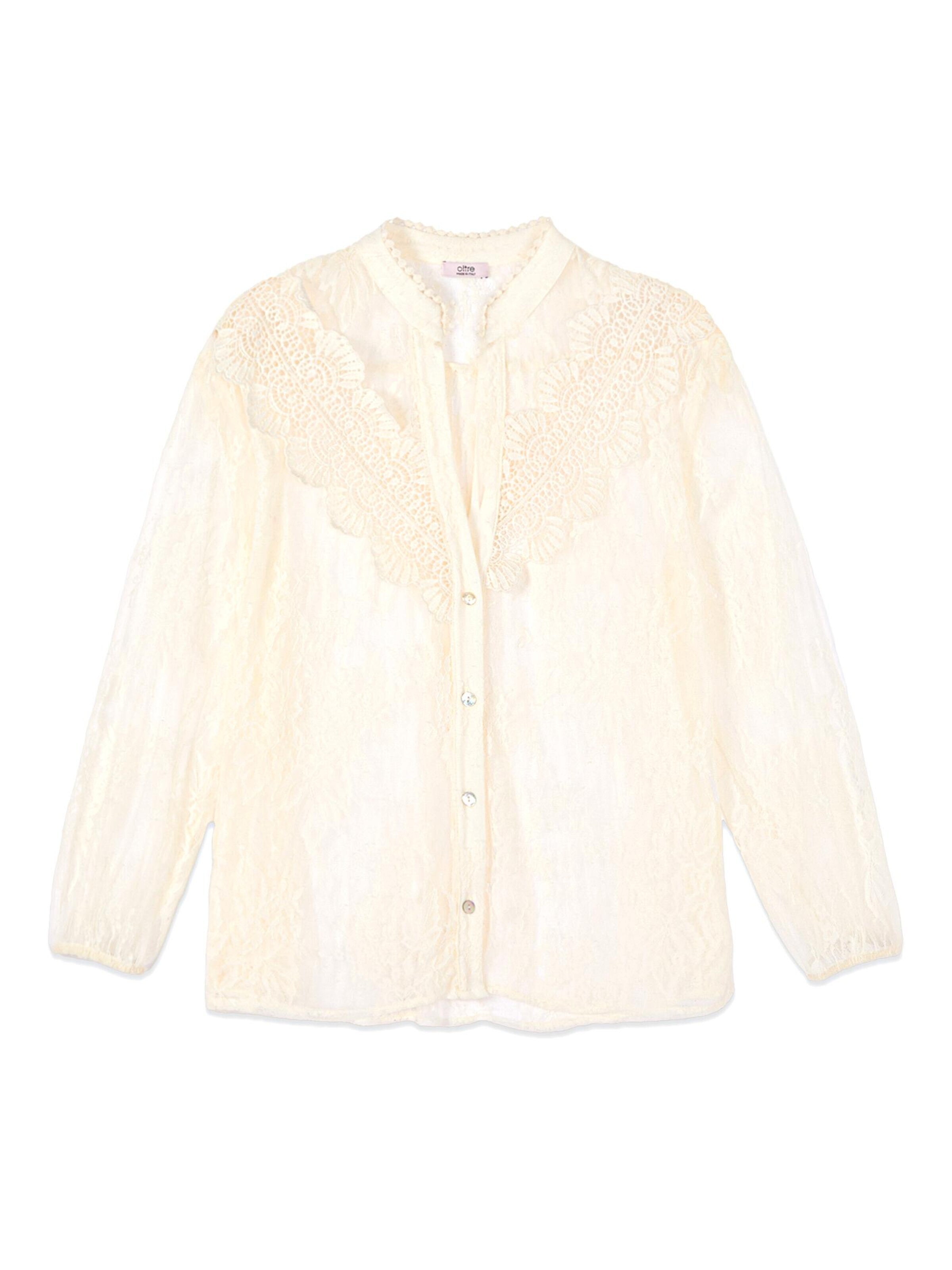 oltre - Blusa en blanco: frente
