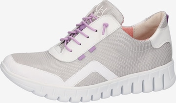 WALDLÄUFER Schnürschuh 'Birdy' in Grau: Vorderseite
