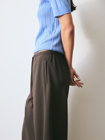 Wide Leg Pantalon Bhoem en marron