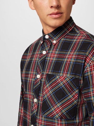 Redefined Rebel Regular fit Button Up Shirt 'Stephen' in Blue