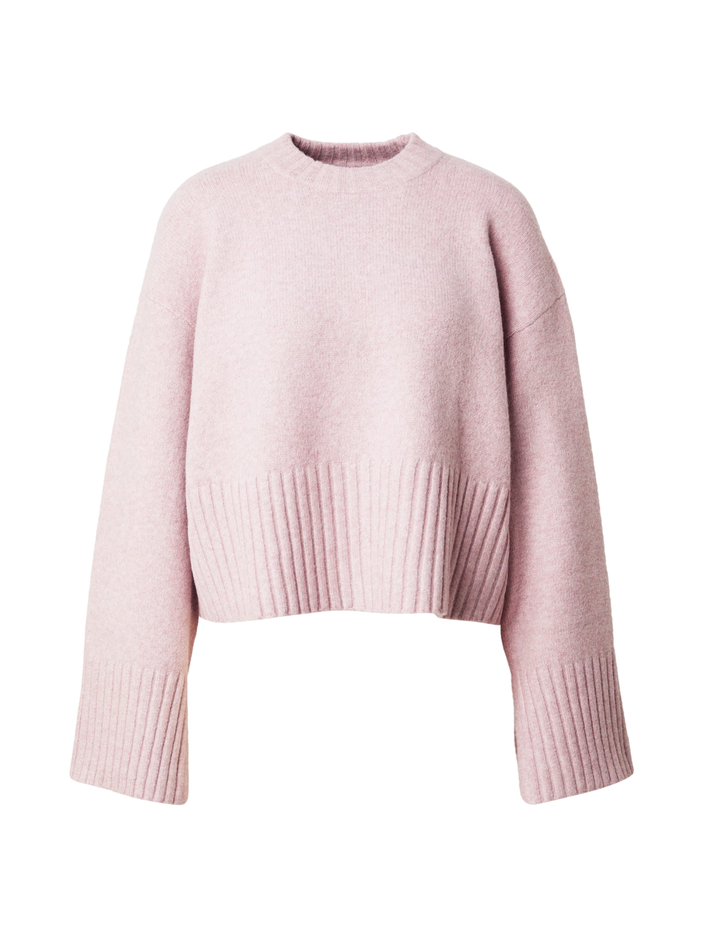 Monki Pulóver - rózsaszín: elől