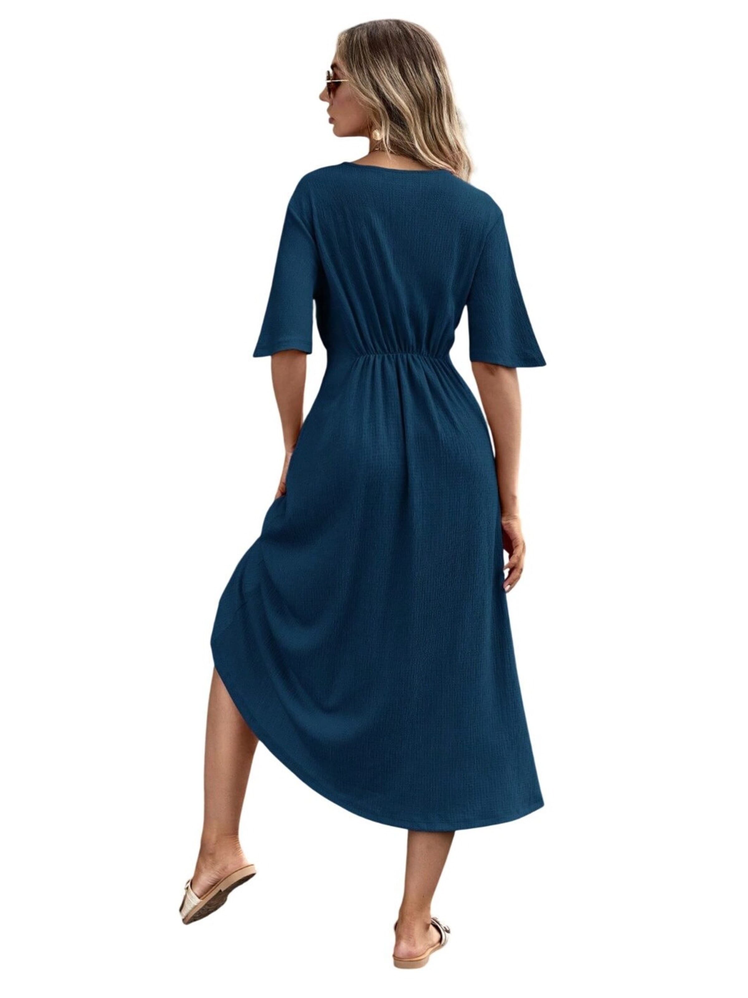 Ocoza Dress in Blue