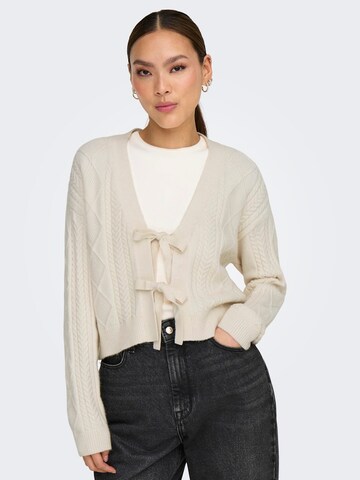 ONLY Knit cardigan 'ONLFia' in Beige