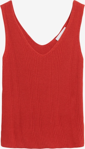 Haut 'Caaro Lino' ARMEDANGELS en rouge : devant